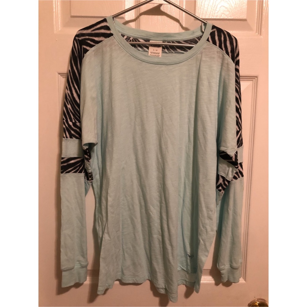 Pink long sleeve shirt size L